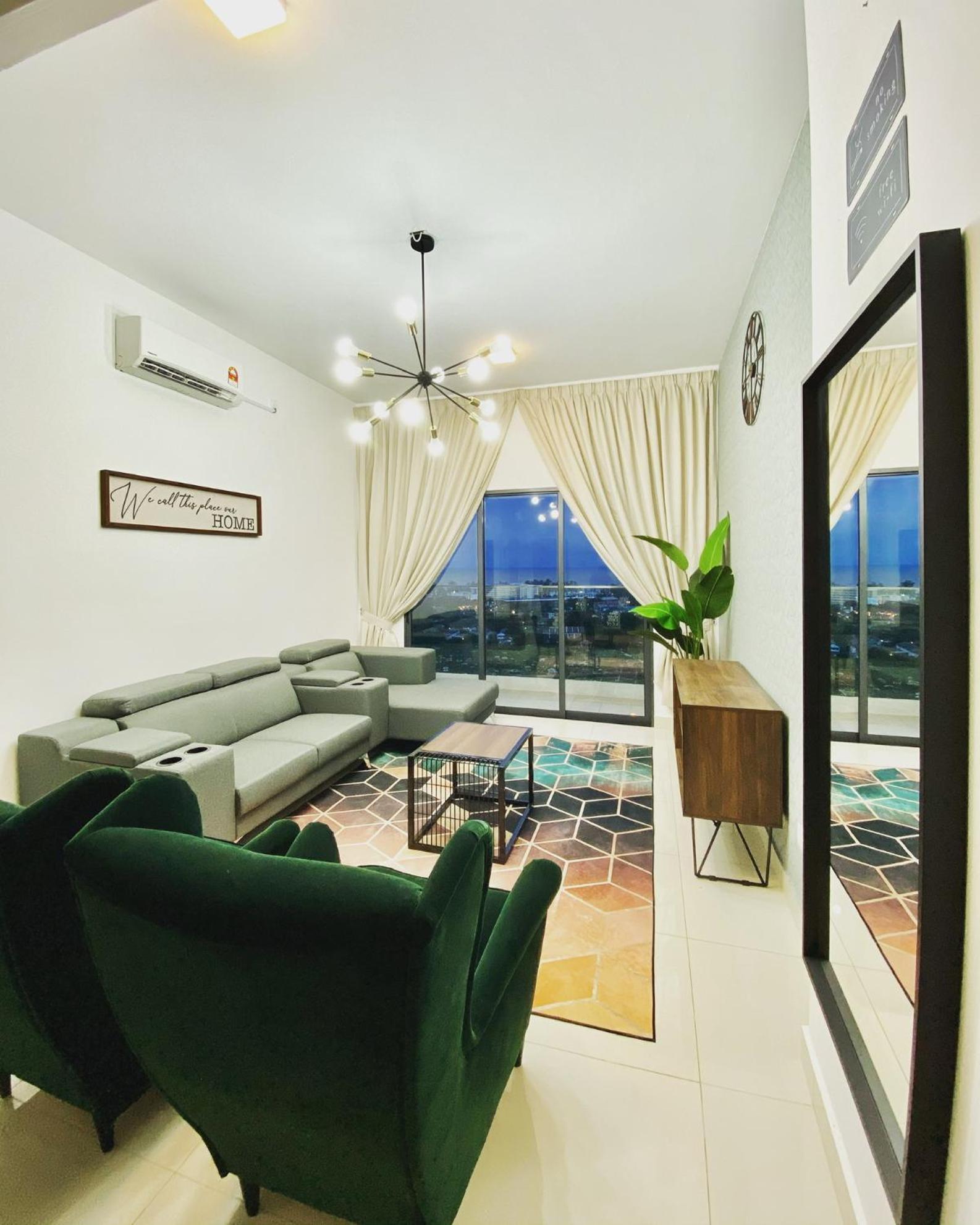 קואלה טרנגאנו Terengganu Dreamscapes At Icon Residence, Spacious With Nature View חדר תמונה